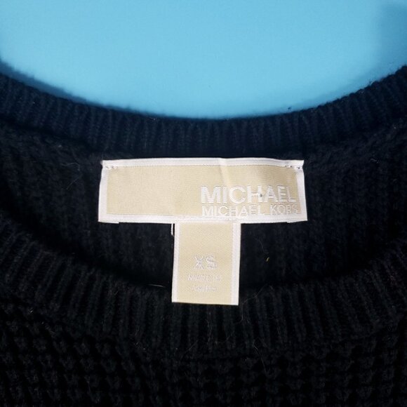Michael Kors Sweater Women Extra Small Fringe - Picture 3 of 5